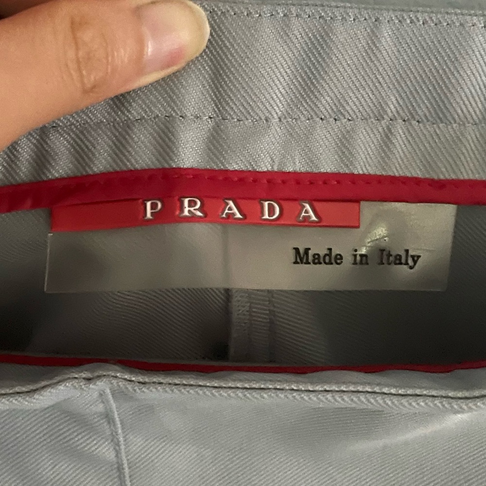 Prada Redline Polyester light blue Pants